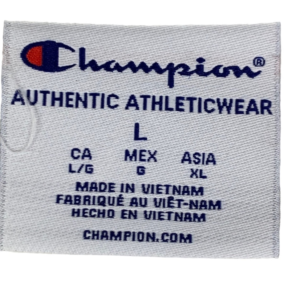 NEW CHAMPION Women's Campus French Terry Natural Cropped Sweatshirt Size LARGE - Picture 11 of 12